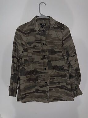 a.n.a Women's Olive Camo Utility Jacket